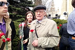 Участие в общеуниверситетском митинге в честь 71-й годовщины Великой Победы