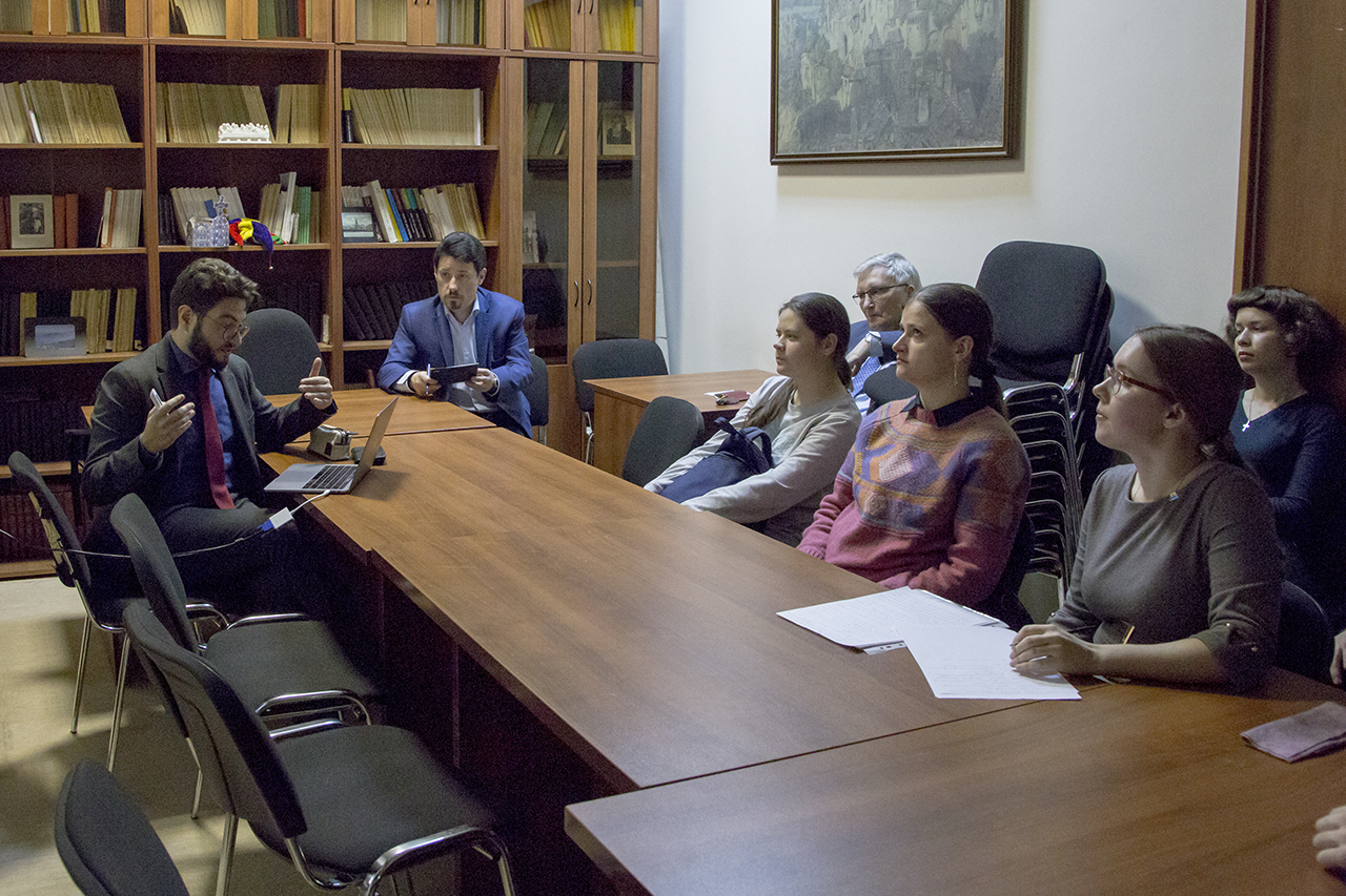 Встреча-дискуссия на тему "Gli scambi interculturali e I network economici e sociali della Repubblica di Ragusa nel tardo Rinascimento"