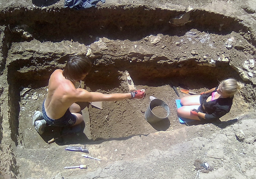 Раскопки античного Танаиса в 2018 году