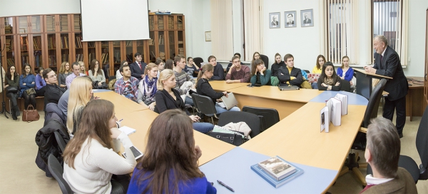 В гостях у проекта "ALMA MATER" известный американист В.В.Согрин