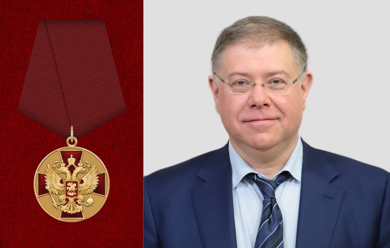 С.В. Орлов награжден медалью ордена "За заслуги перед Отечеством" I степени